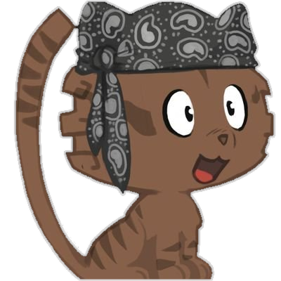 Logo of riotcat.org showing a comic cat with a cloth on her head